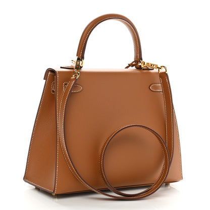 Hermes Epsom Kelly Sellier 25 Gold 2 of 10