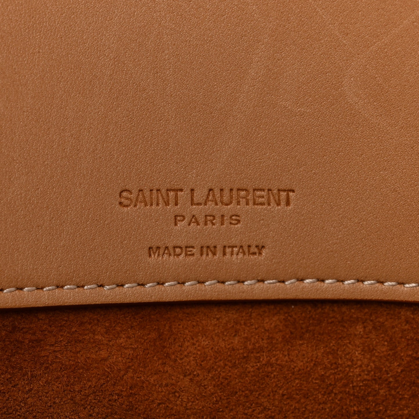 Calfskin Large Souple Sac De Jour Brown Gold