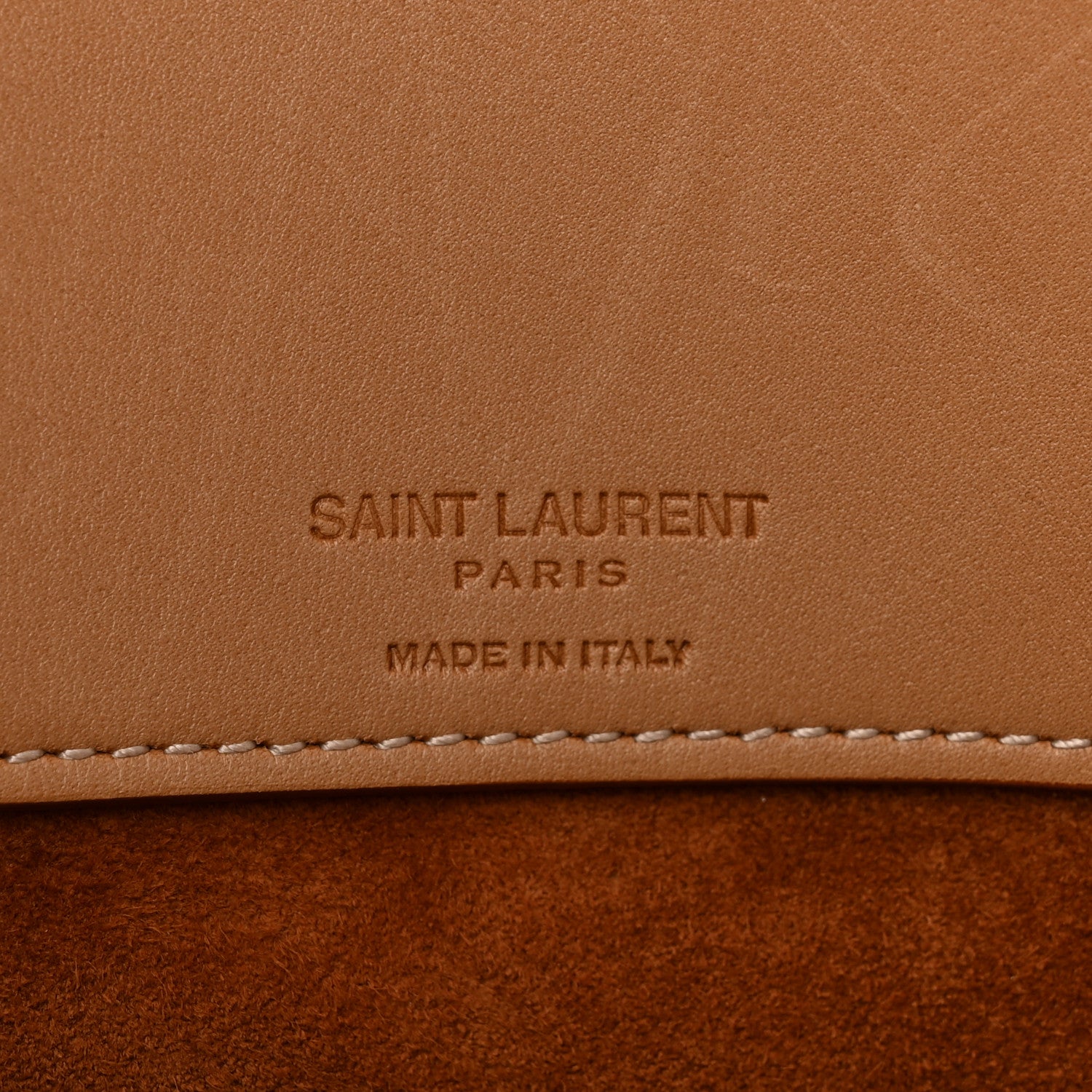 Saint Laurent Calfskin Large Souple Sac De Jour Brown Gold 6 of 11