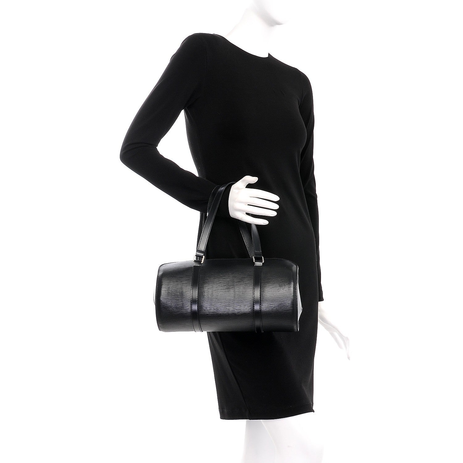 Louis Vuitton Epi Soufflot Black 2 of 7
