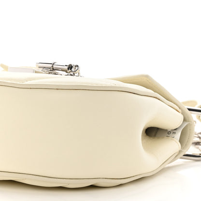 Chloe Calfskin Quilted Mini Drew Bijou Shoulder Bag Natural White 9 of 13