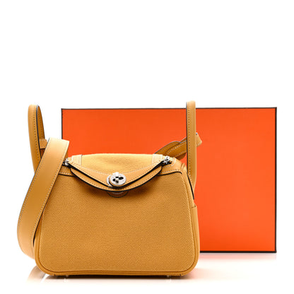Hermes Toile Goeland Swift Mini Lindy 20 Paille 11 of 11