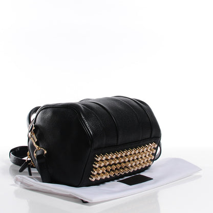 Alexander Wang Pebbled Lambskin Rockie Black Pale Gold Hardware 4 of 7