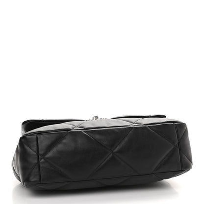 Chanel Lambskin Quilted Large Chanel 19 Flap Black 3 of 9