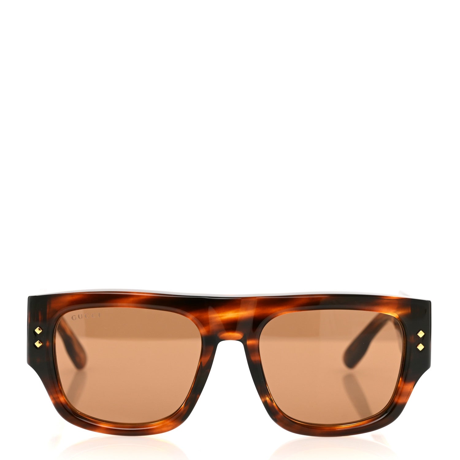 Gucci Acetate Square Frame Sunglasses GG1262S Brown 2 of 6