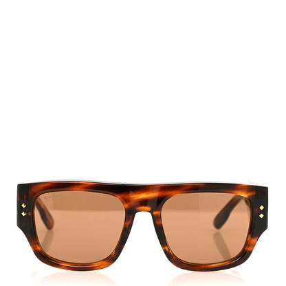 Gucci Acetate Square Frame Sunglasses GG1262S Brown 2 of 6