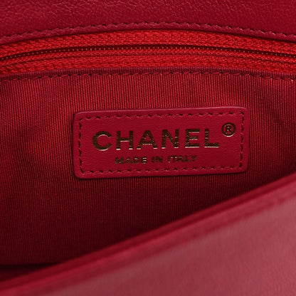 Chanel Sheepskin Chevron Quilted Vintage Mademoiselle Flap Pink 6 of 10
