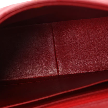 Chanel Lambskin Quilted Small Single Flap Red 5 of 11