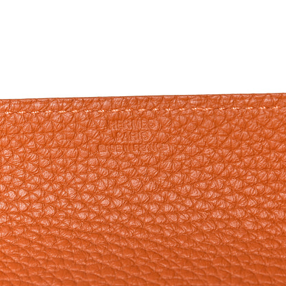 Hermes Taurillon Clemence Mises et Relances Change Tray Potiron 6 of 8