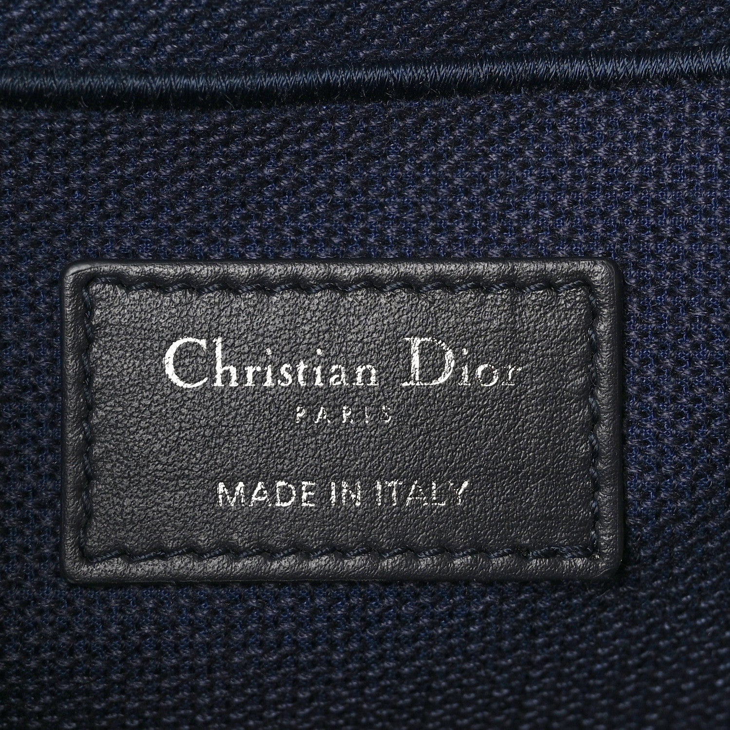 Christian Dior Canvas Embroidered Palm Tree Diortravel Vanity Case Blue Multicolor 6 of 9