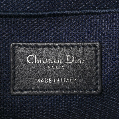 Christian Dior Canvas Embroidered Palm Tree Diortravel Vanity Case Blue Multicolor 6 of 9