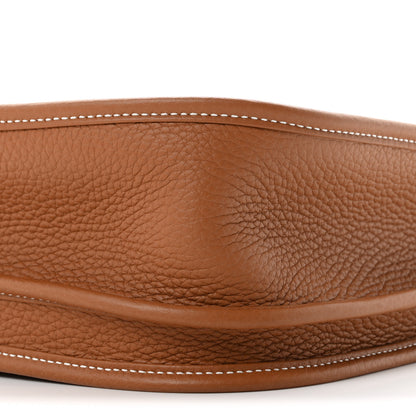 Hermes Taurillon Clemence Evelyne III PM Gold 10 of 11