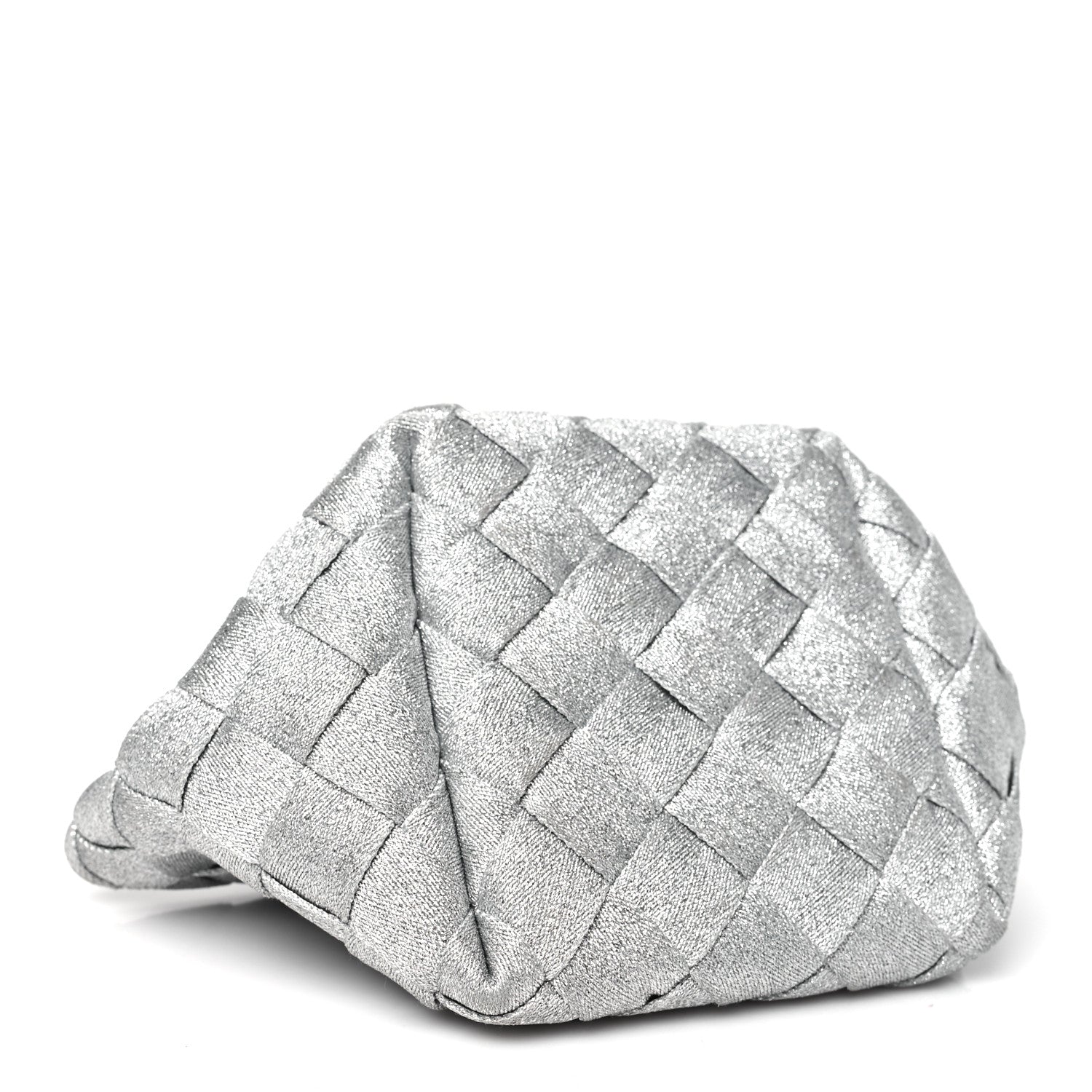 Bottega Veneta Webbing Maxi Intrecciato Mini Cassette Tote Silver 5 of 11
