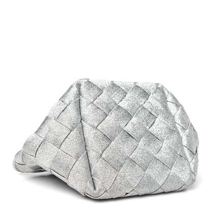 Bottega Veneta Webbing Maxi Intrecciato Mini Cassette Tote Silver 5 of 11