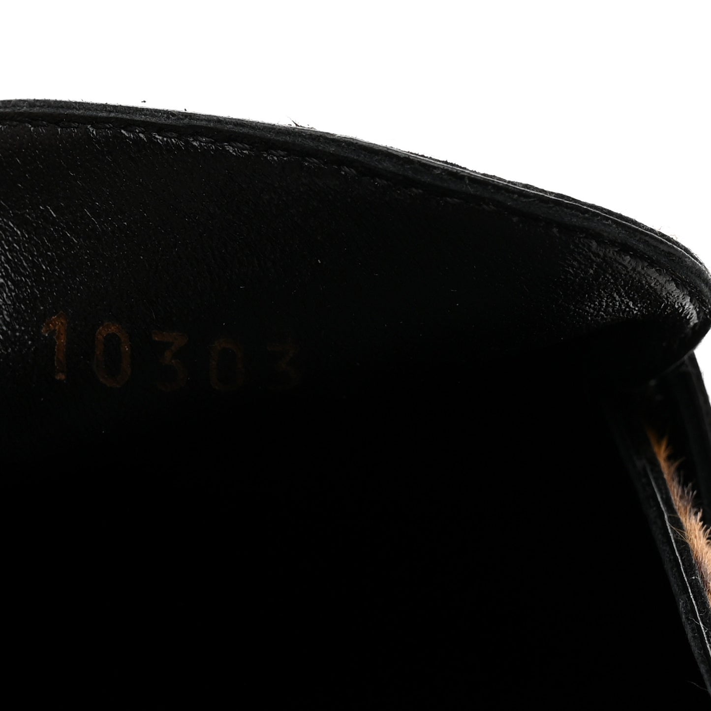 Pony Hair Leopard Metal Triangle Logo 10mm Loafer Mules 40 Brown
