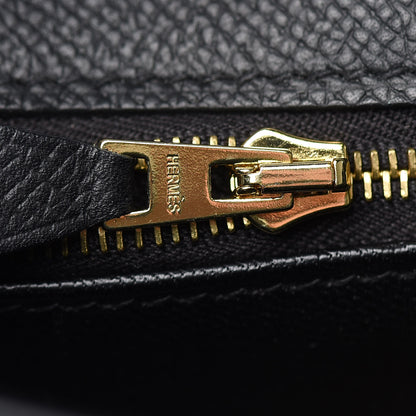 Hermes Epsom Kelly Sellier 28 Black 16 of 37