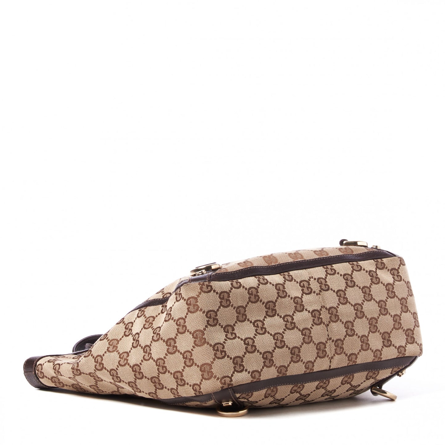 Monogram Small Abbey Tote Dark Brown