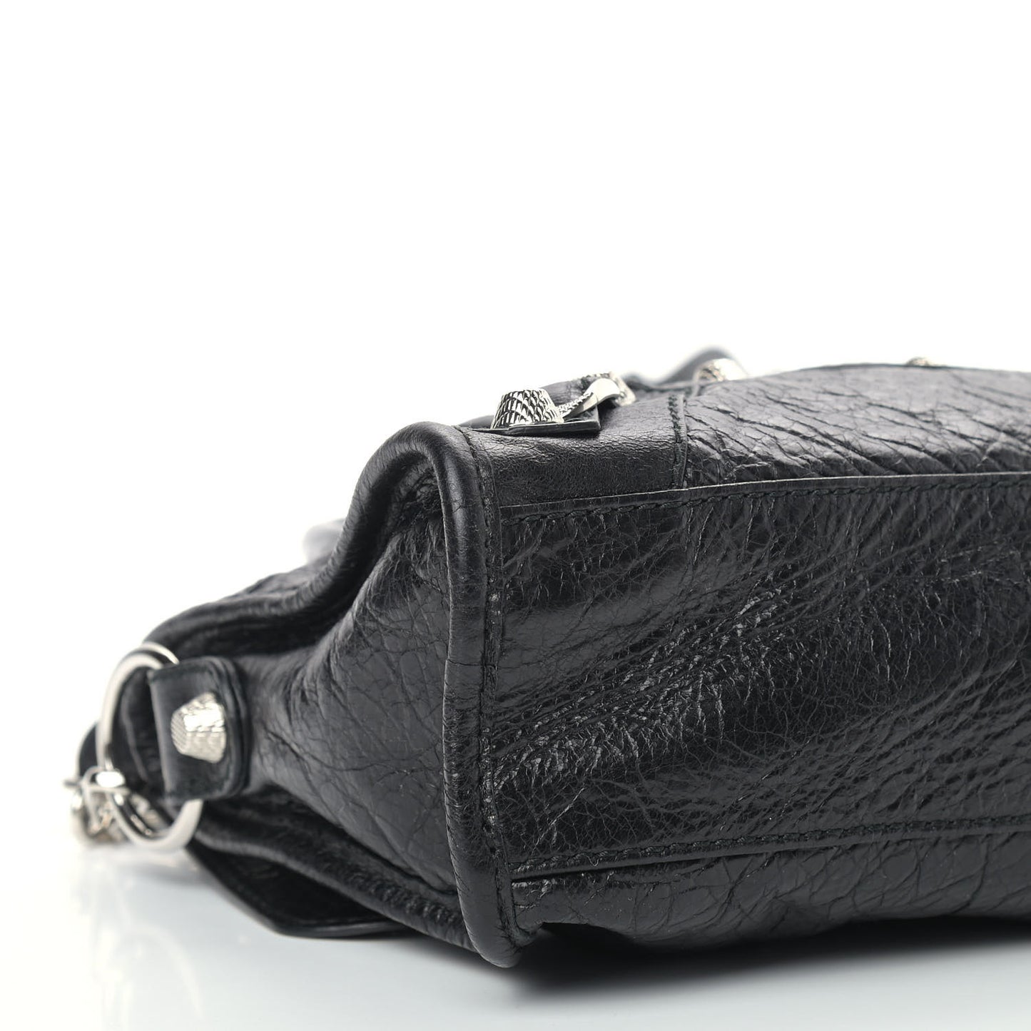 Agneau Giant 12 Silver Hardware Mini City Black