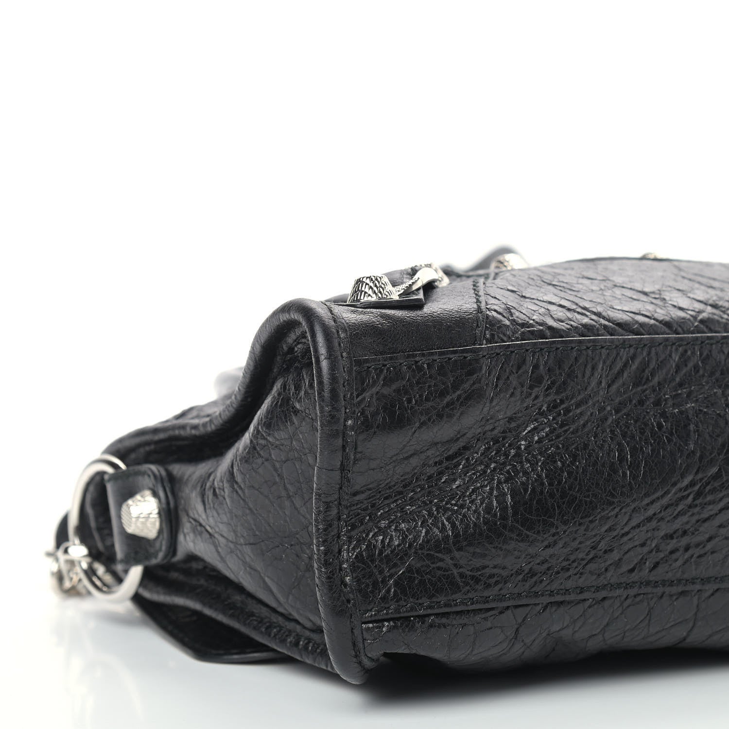 Balenciaga Agneau Giant 12 Silver Hardware Mini City Black 8 of 9