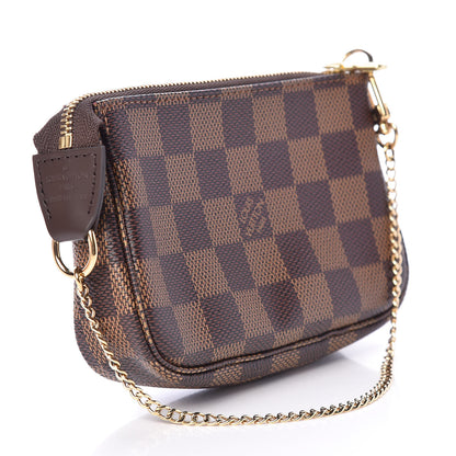 Louis Vuitton Damier Ebene Mini Pochette Accessories 3 of 8
