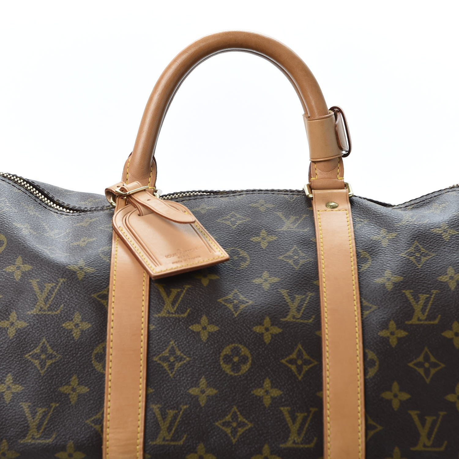 Louis Vuitton Monogram Keepall Bandouliere 50 9 of 10