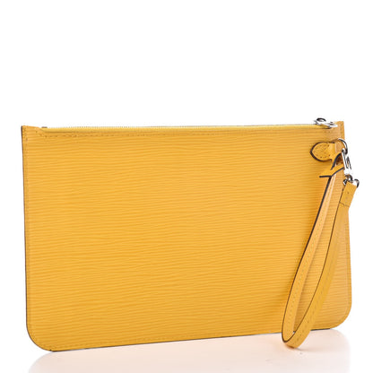 Louis Vuitton Epi Neverfull Pochette MM GM Mimosa 3 of 9