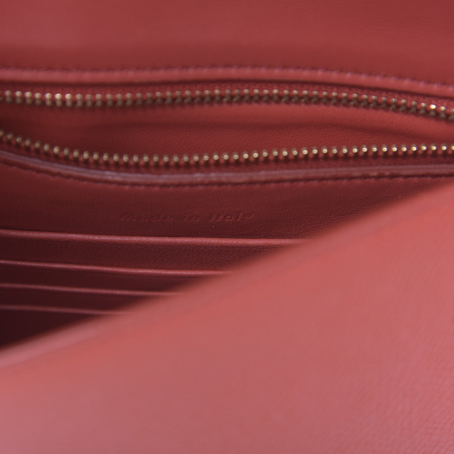 Celine Grained Calfskin Small Trotteur Terracotta 5 of 9