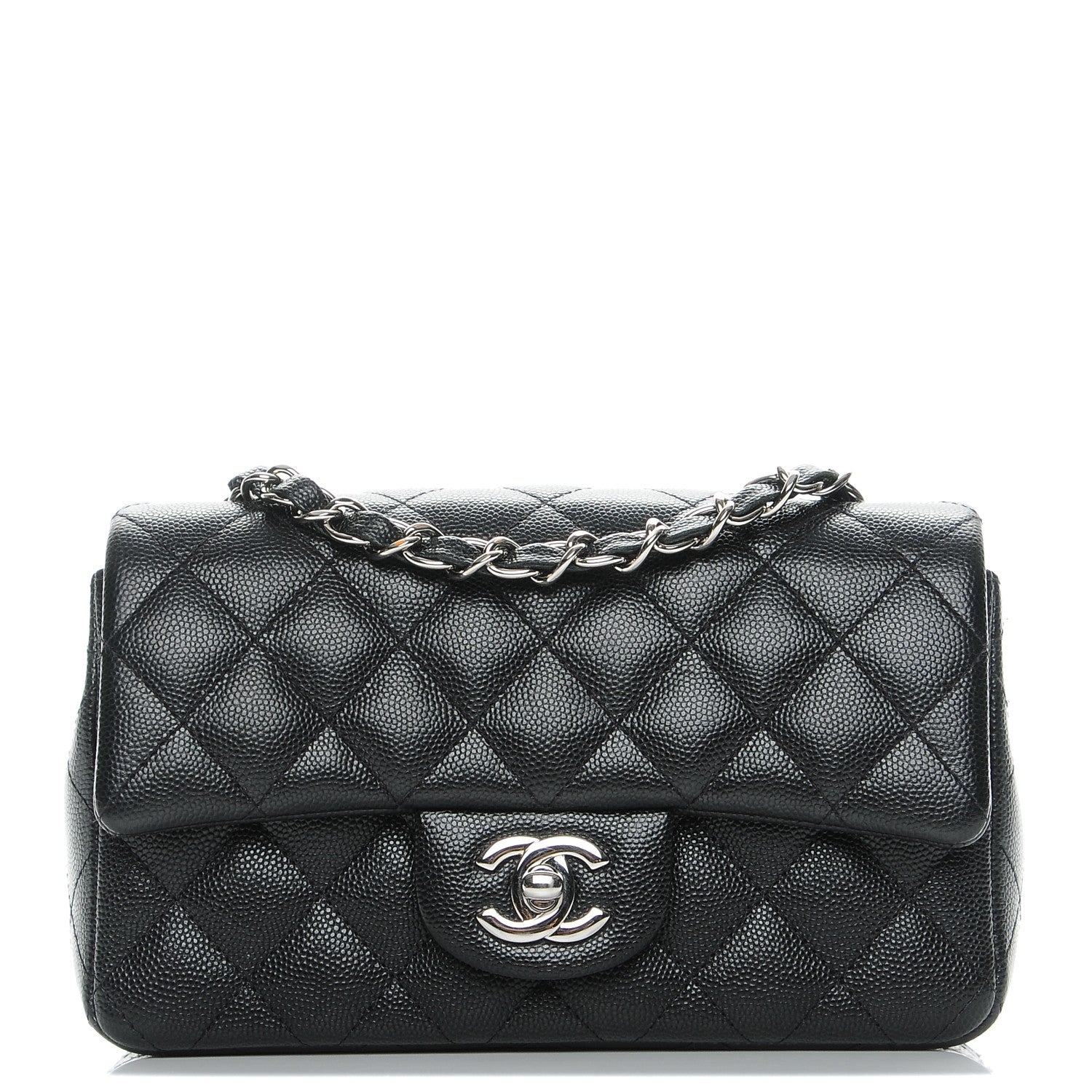 Chanel Caviar Quilted Mini Rectangular Flap Black 1 of 8