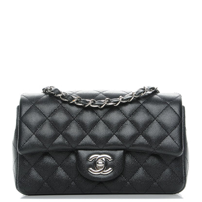 Chanel Caviar Quilted Mini Rectangular Flap Black 1 of 8