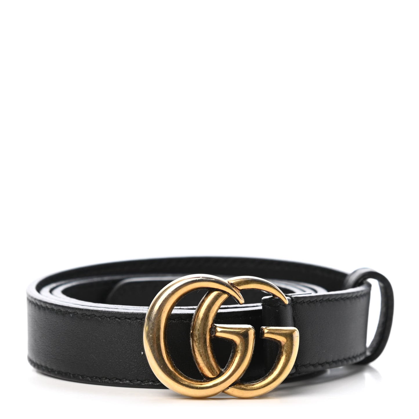 Calfskin Double G 20mm Belt 70 28 Black