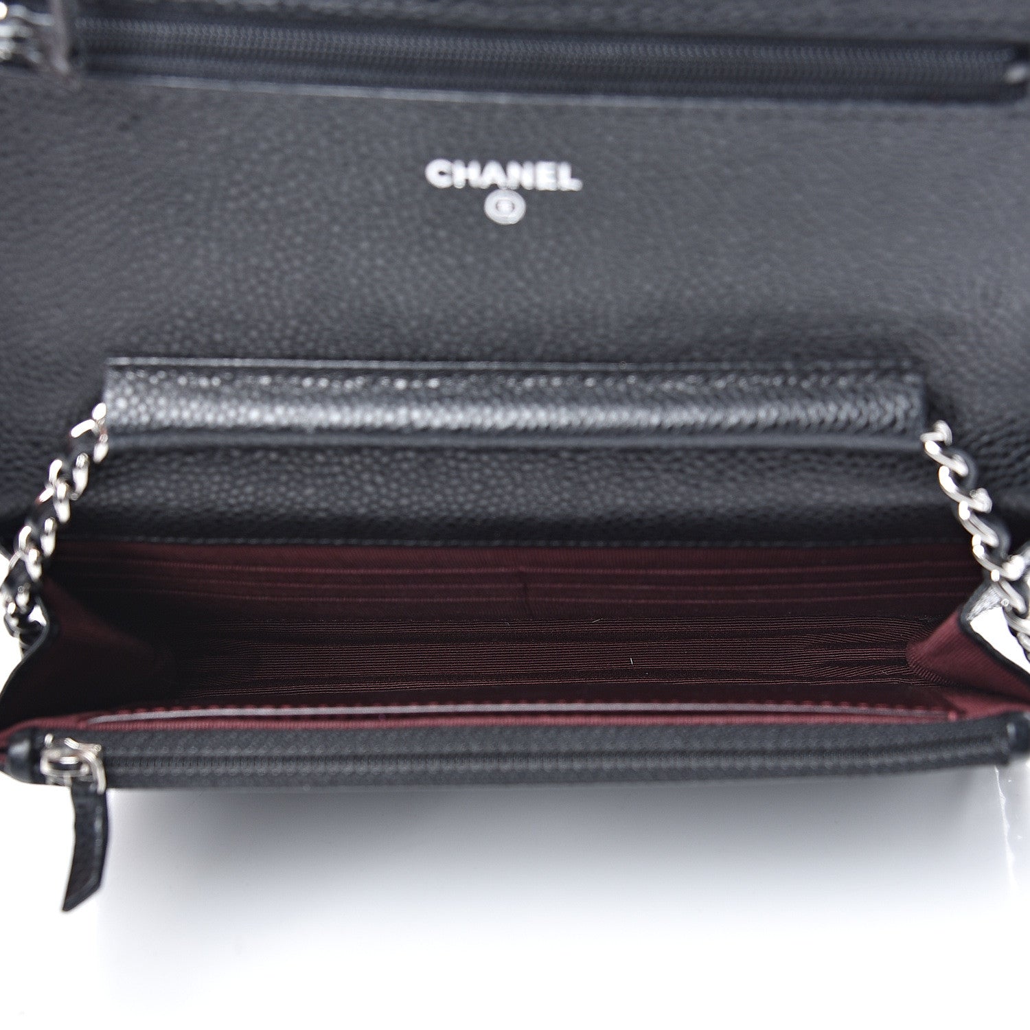 Chanel Caviar Quilted Wallet On Chain WOC Black 5 of 11