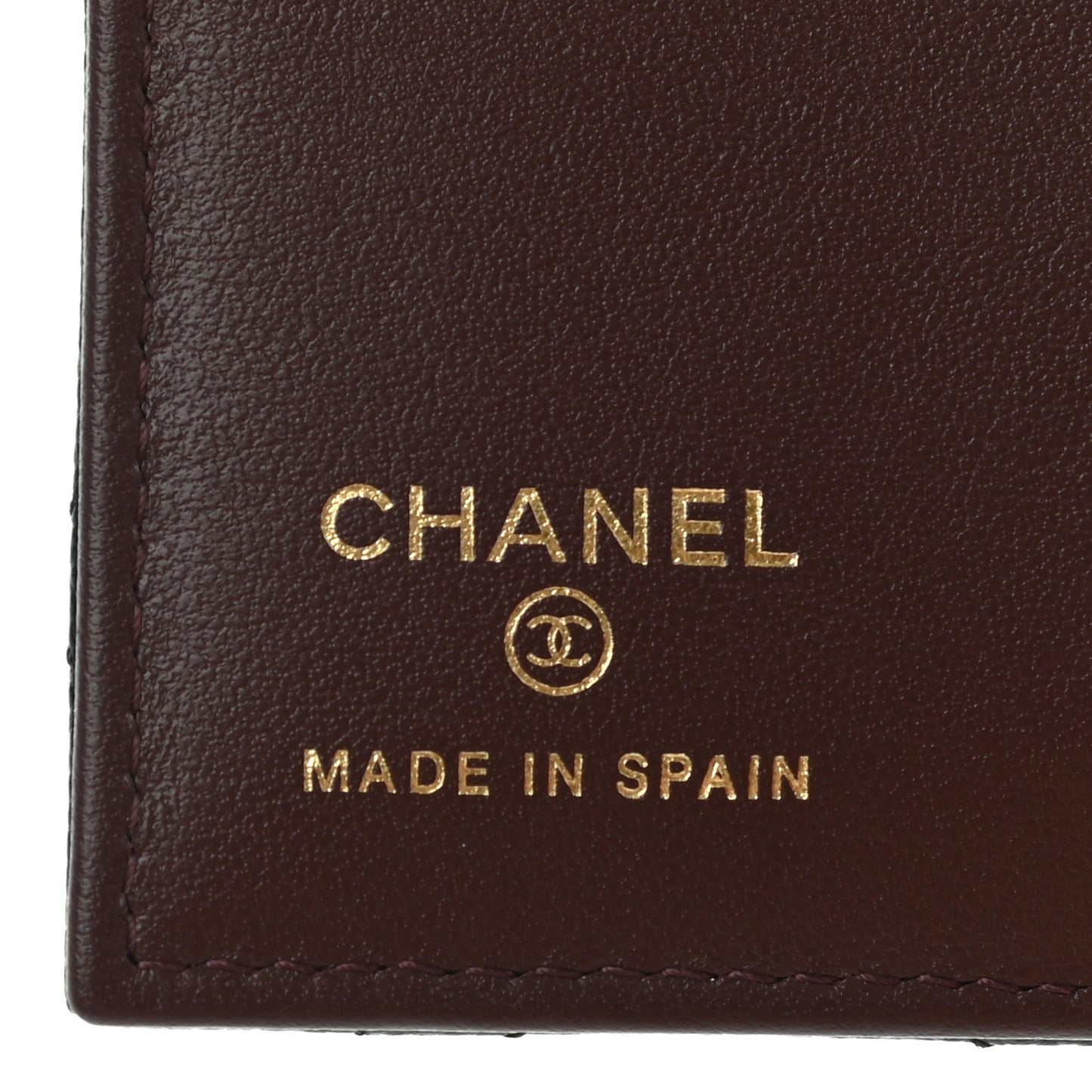 Caviar Quilted Card Holder Wallet Black