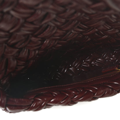 Bottega Veneta Calfskin Foulard Intreccio Kalimero Citta Shoulder Bag Barolo 5 of 10