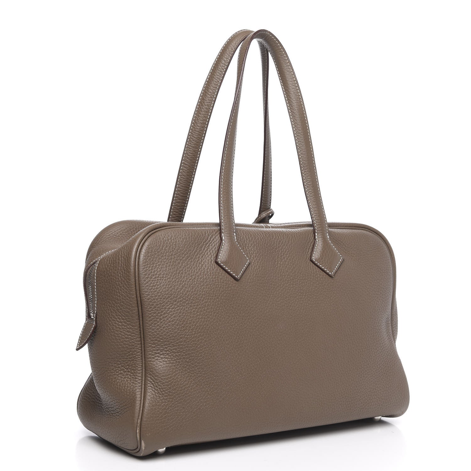 Hermes Taurillon Clemence Victoria II 35 Etoupe 3 of 14