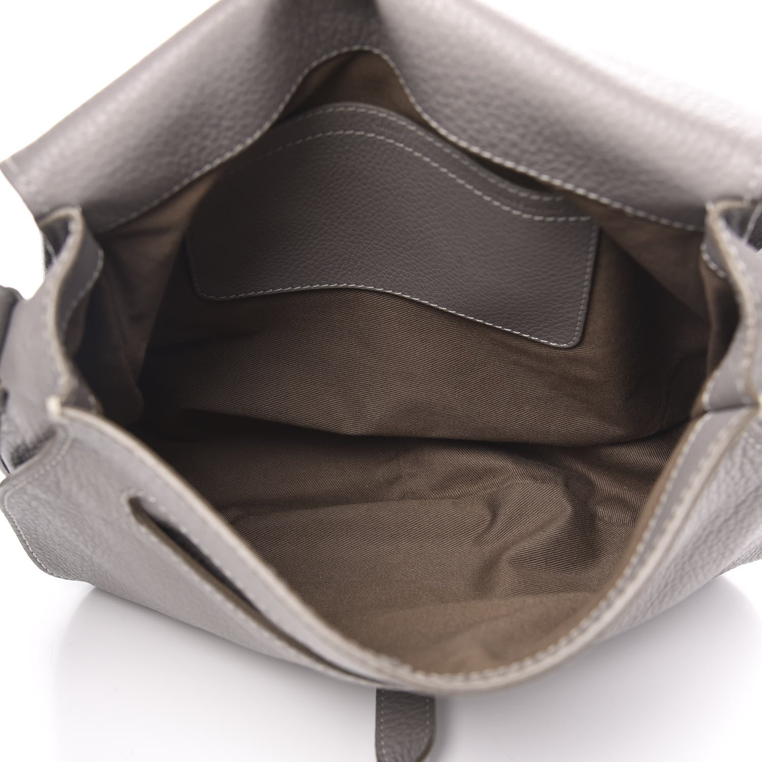 Chloe Calfskin Medium Marcie Round Crossbody Bag Cashmere Grey 6 of 13