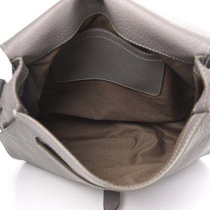 Chloe Calfskin Medium Marcie Round Crossbody Bag Cashmere Grey 6 of 13