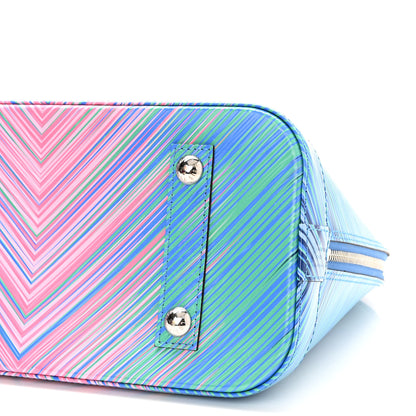 Louis Vuitton Epi Tropical Alma PM Blue Rose 9 of 9