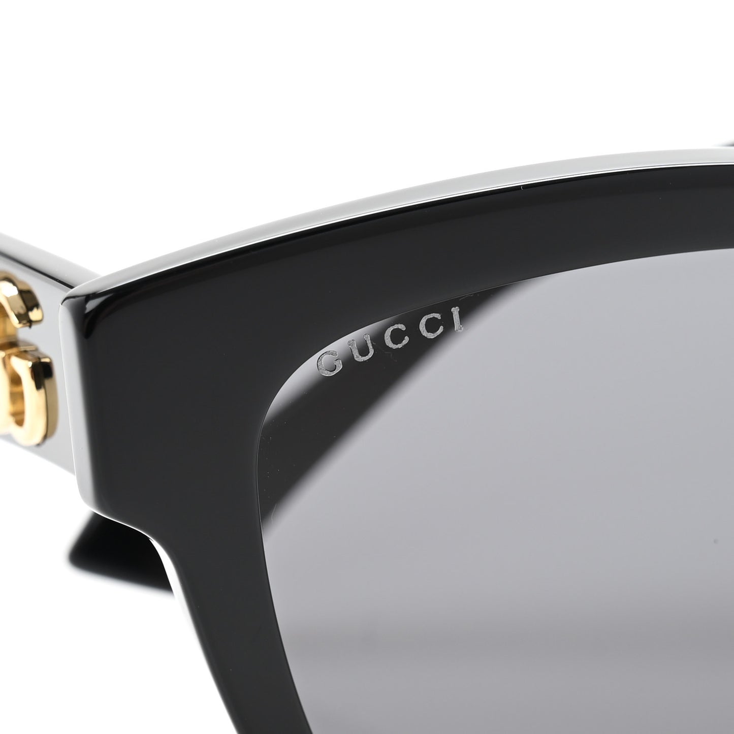 Rectangle 52mm Frame Sunglasses GG0998S Black