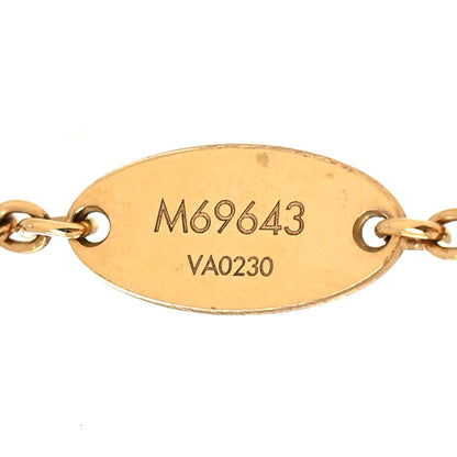 Louis Vuitton Metal L to V Necklace Gold Silver 6 of 6