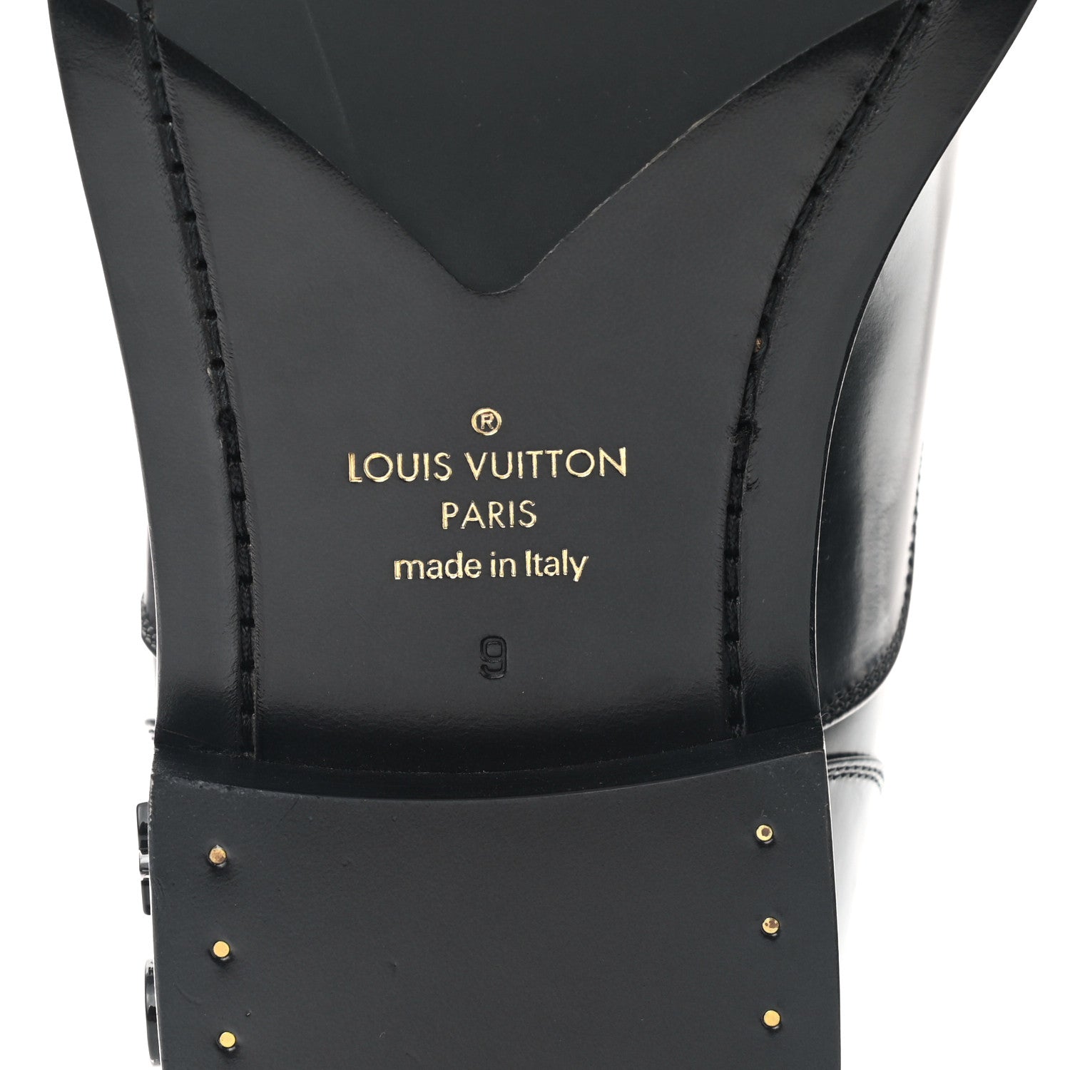 Louis Vuitton Calfskin Mens Vendome Flex Derby 9 Black 6 of 9