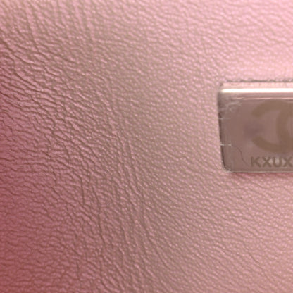 Chanel Iridescent Calfskin Quilted Mini Rectangular Flap Pink 7 of 10