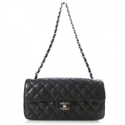 Chanel Caviar East West Flap Black 1 of 11