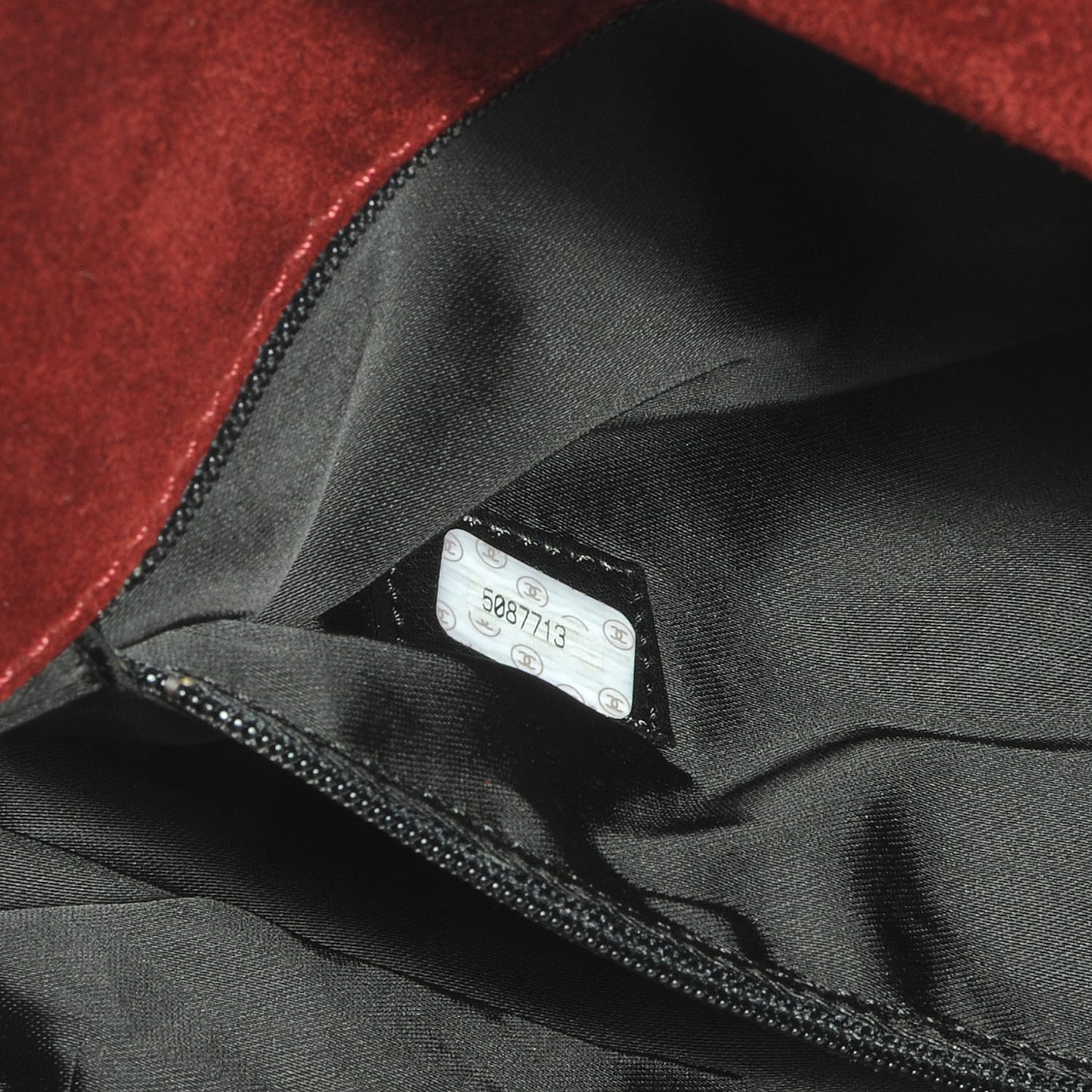 Suede Tassel CC Shoulder Bag Red