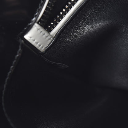 Prada Vernice Tri-Color Tote White Red Black 7 of 11