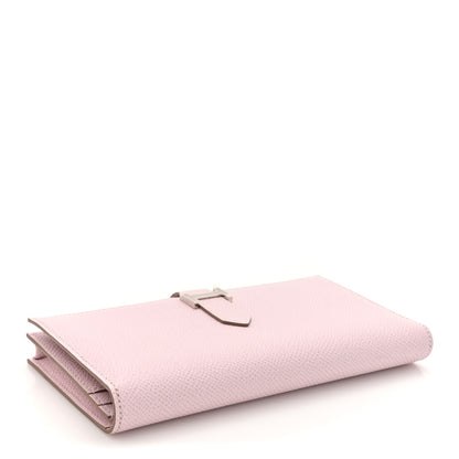 Hermes Epsom Bearn Gusset Wallet Mauve Pale 4 of 9