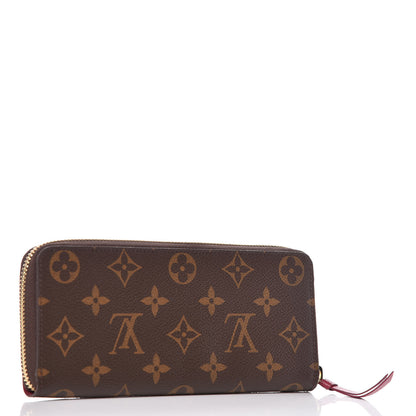 Louis Vuitton Monogram Clemence Wallet Fuchsia 3 of 7