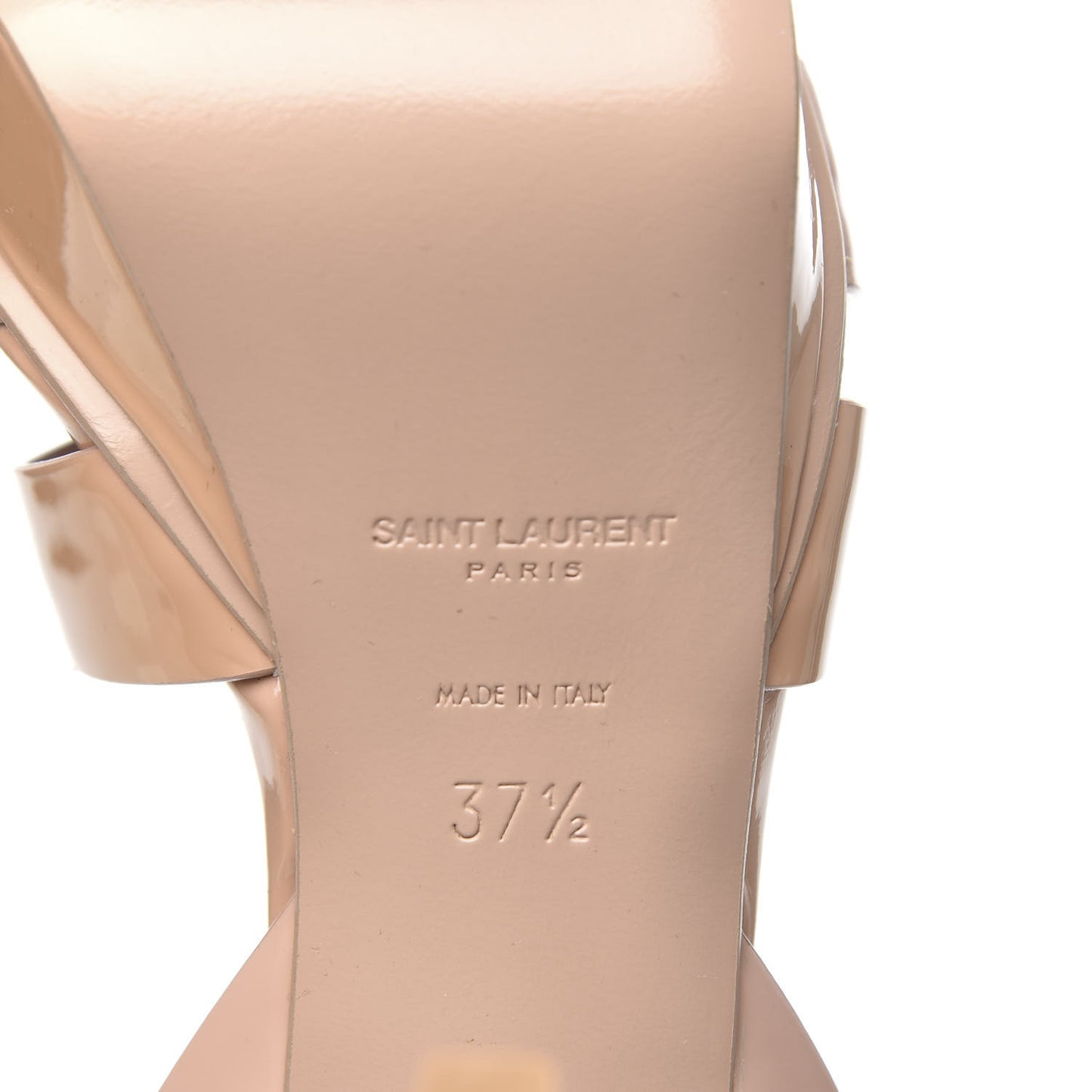 Patent Tribute 75 Platform Sandals 37.5 Pale Pink