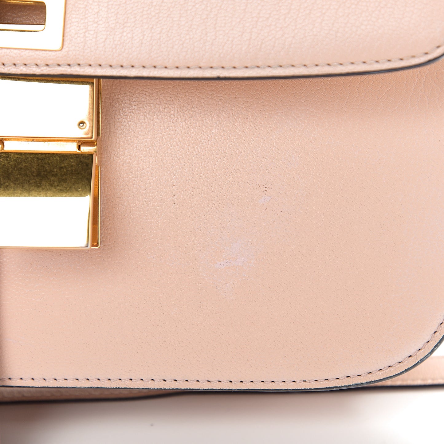 Liege Calfskin Medium Classic Box Flap Bag Powder