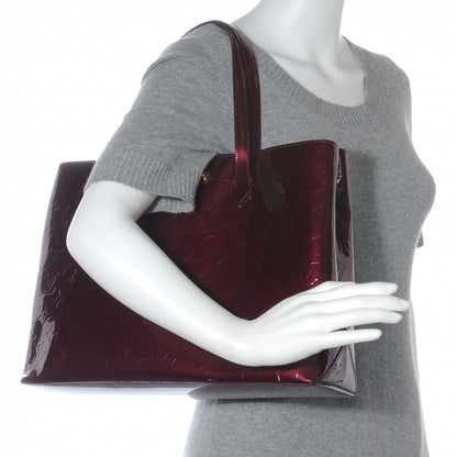 Louis Vuitton Vernis Wilshire MM Rouge Fauviste 2 of 7