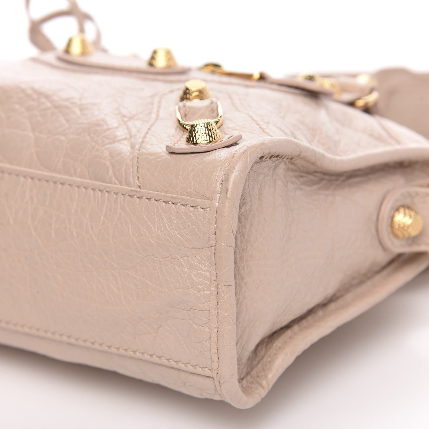 Balenciaga Agneau Giant 12 Gold Hardware Mini City Rose Aubepine Rose Light 9 of 9